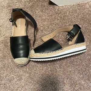 Esprit platform espadrille